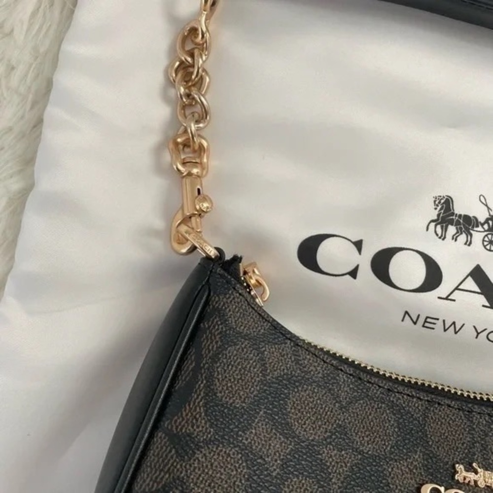 Coach Black and Brown Women's Bag - Picture 2 of 8